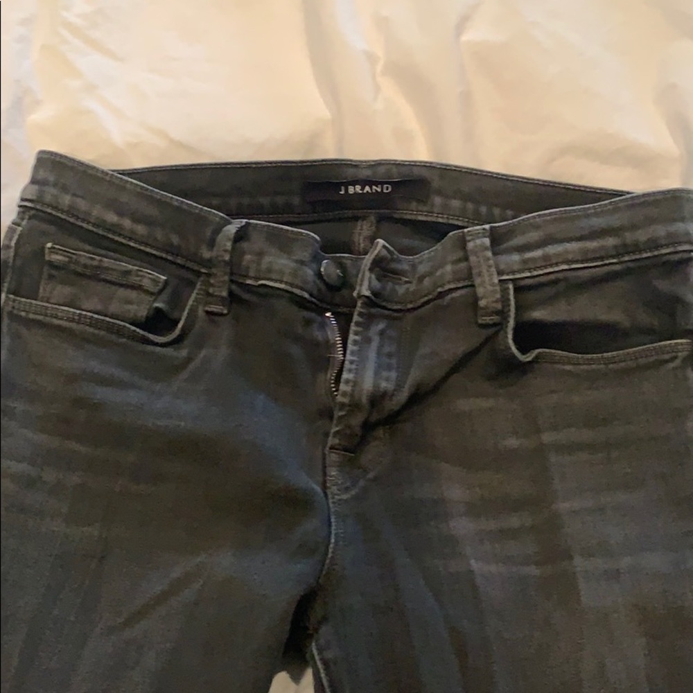 J Brand straight leg gray jeans great shape